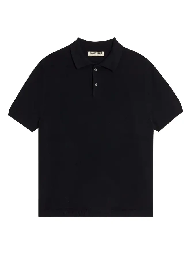 Cotton knit Polo Shirt