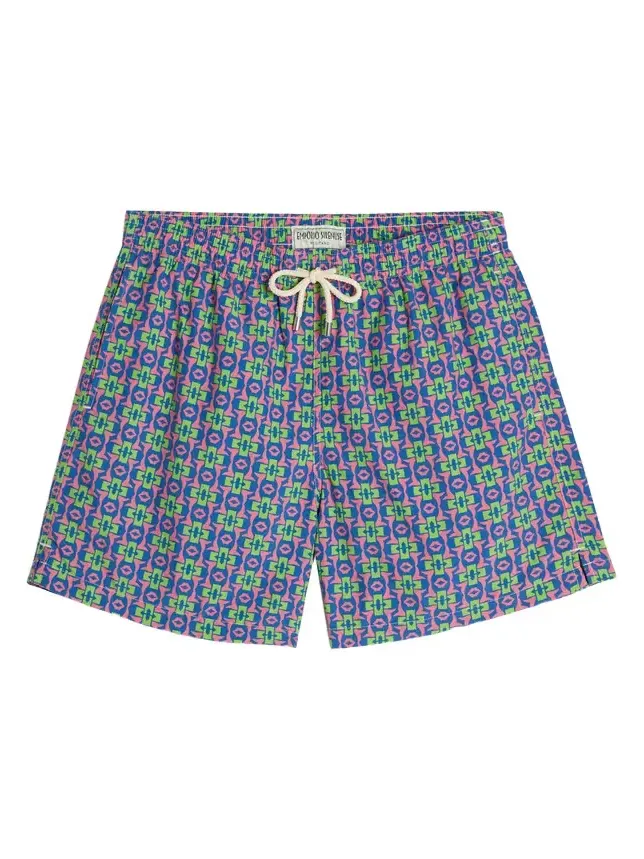 Crosses & Tails Swim Trunks