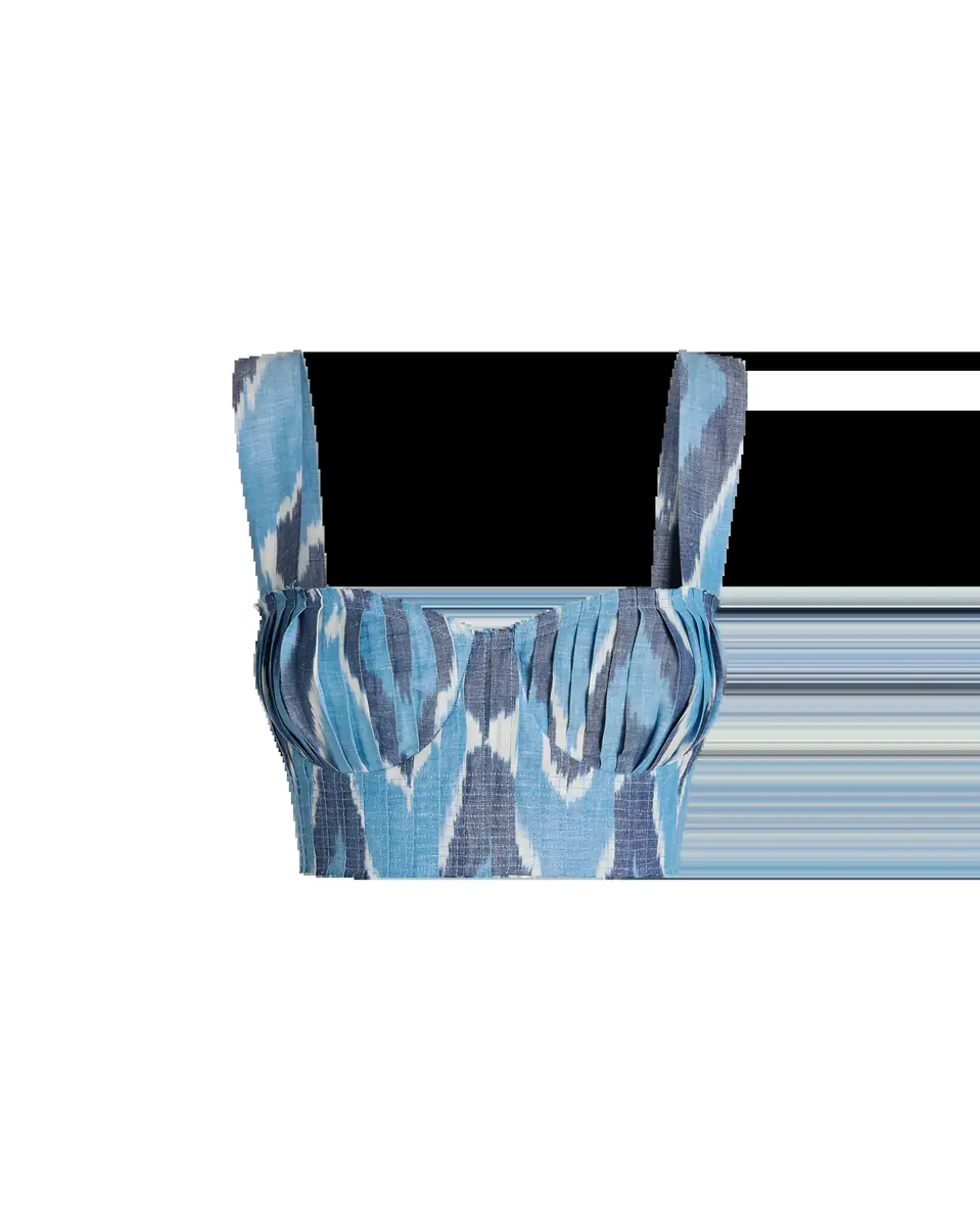 Emporio Sirenuse Dalia Top in Diamond Ikat | Thumbnail 5 Emporio Sirenuse Dalia Top in Diamond Ikat | Thumbnail 5