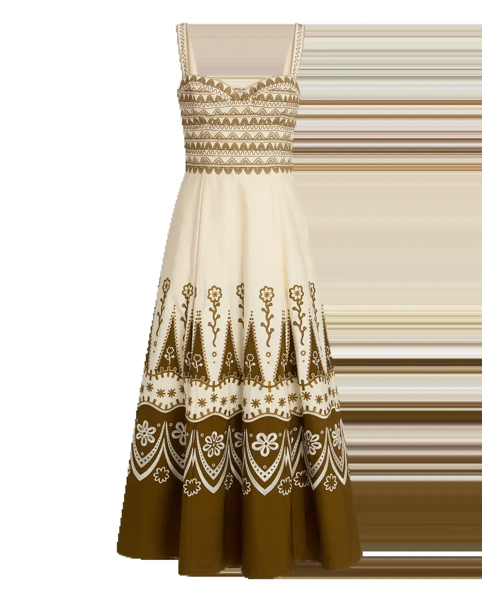 Emporio Sirenuse Elida Dress with Alabama Embroidery | Thumbnail 4