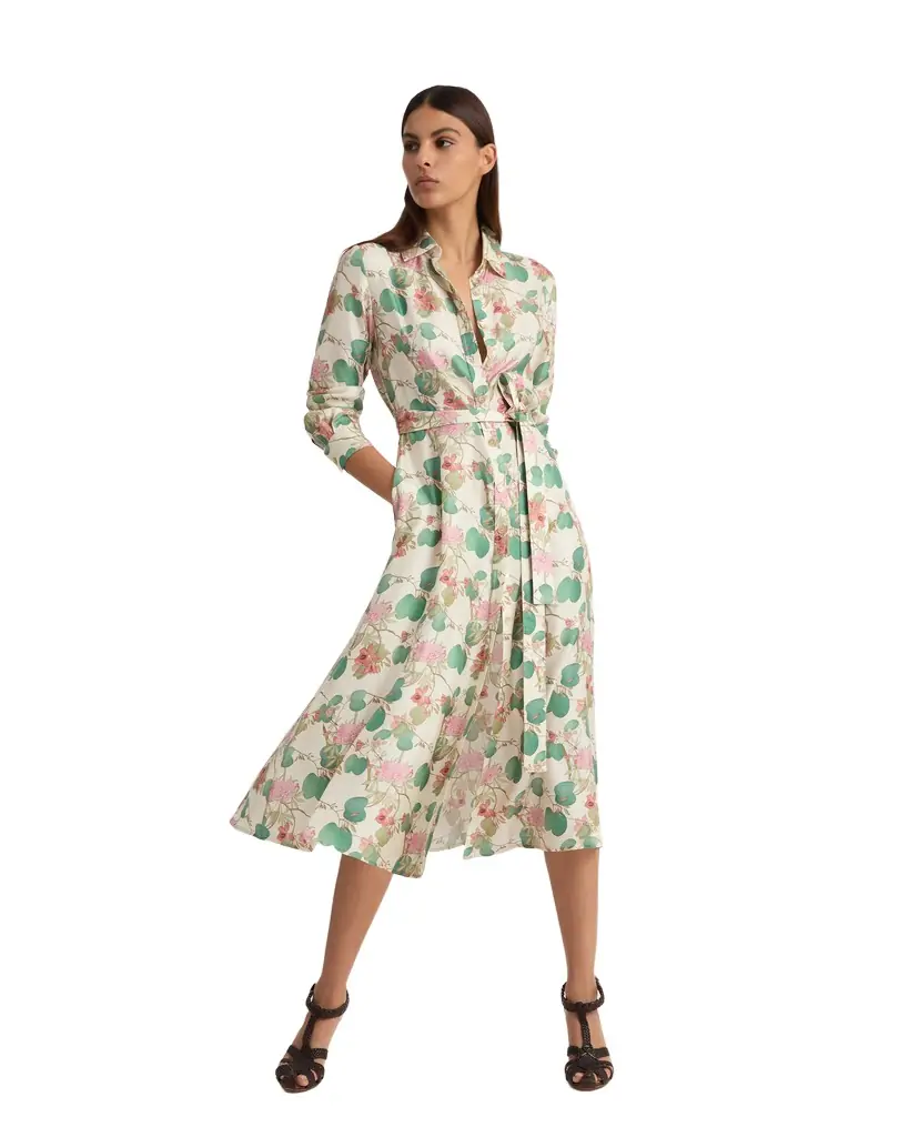 Emporio Sirenuse Fabrizia Dress in Dragonfly Print