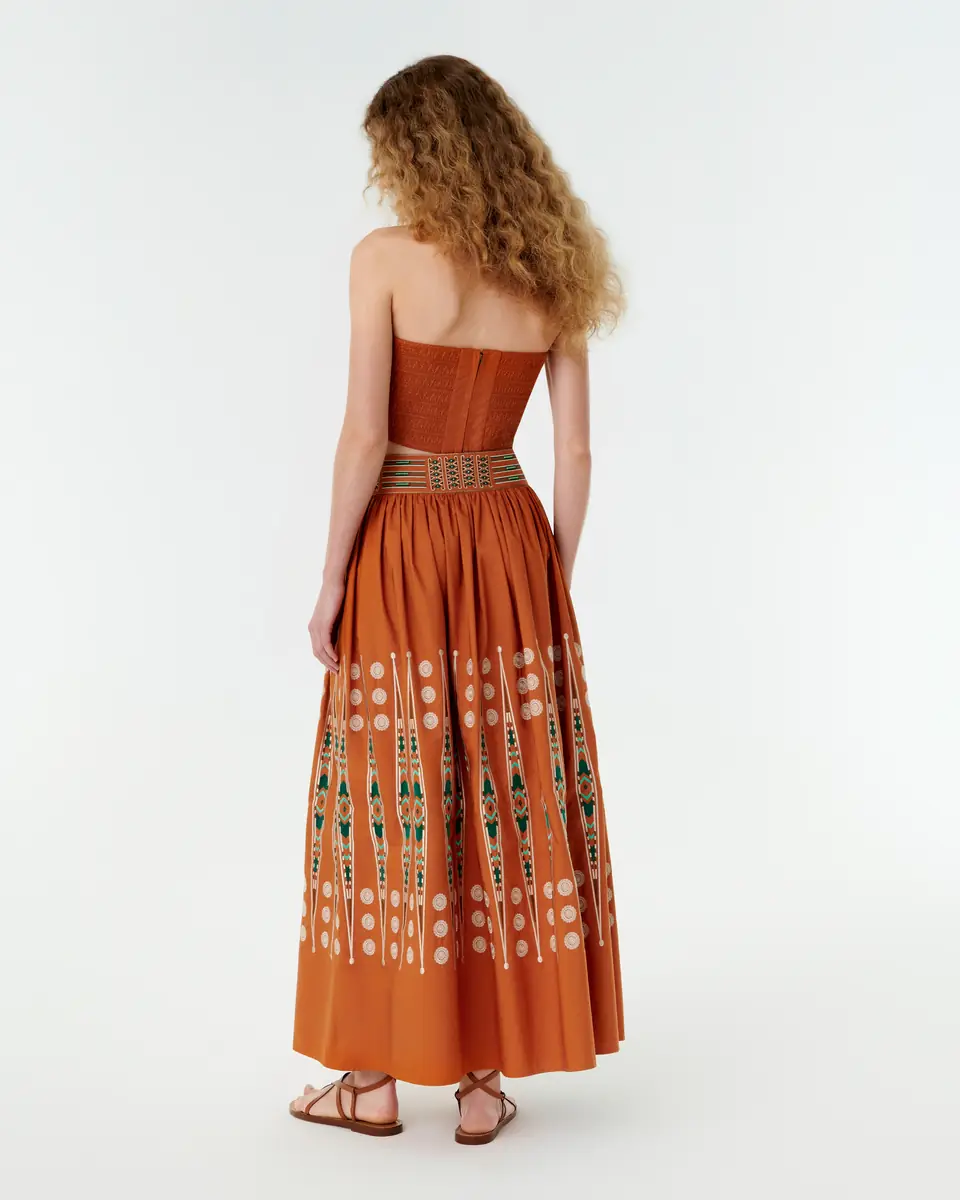 Emporio Sirenuse Flavia Top with Backgammon Embroidery | Thumbnail 5 Emporio Sirenuse Flavia Top with Backgammon Embroidery | Thumbnail 5