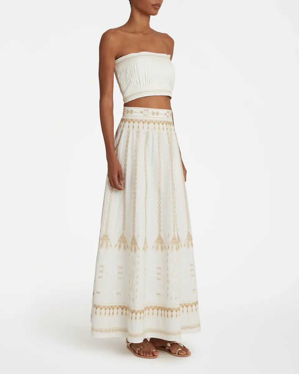 Emporio Sirenuse Flavia Top with Calliope Embroidery | Thumbnail 10 Emporio Sirenuse Flavia Top with Calliope Embroidery | Thumbnail 10