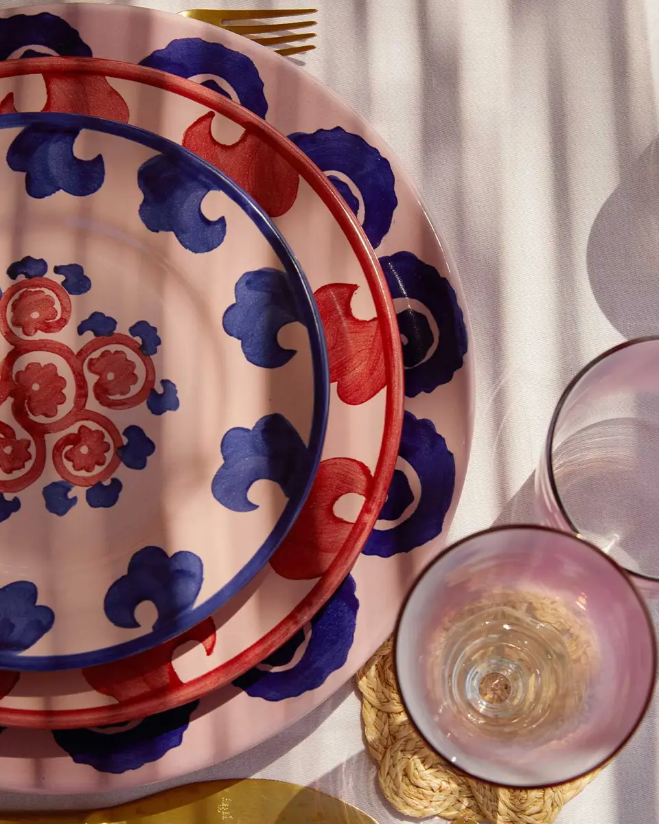 Emporio Sirenuse Flower Dinner Plate | Thumbnail 4 Emporio Sirenuse Flower Dinner Plate | Thumbnail 4