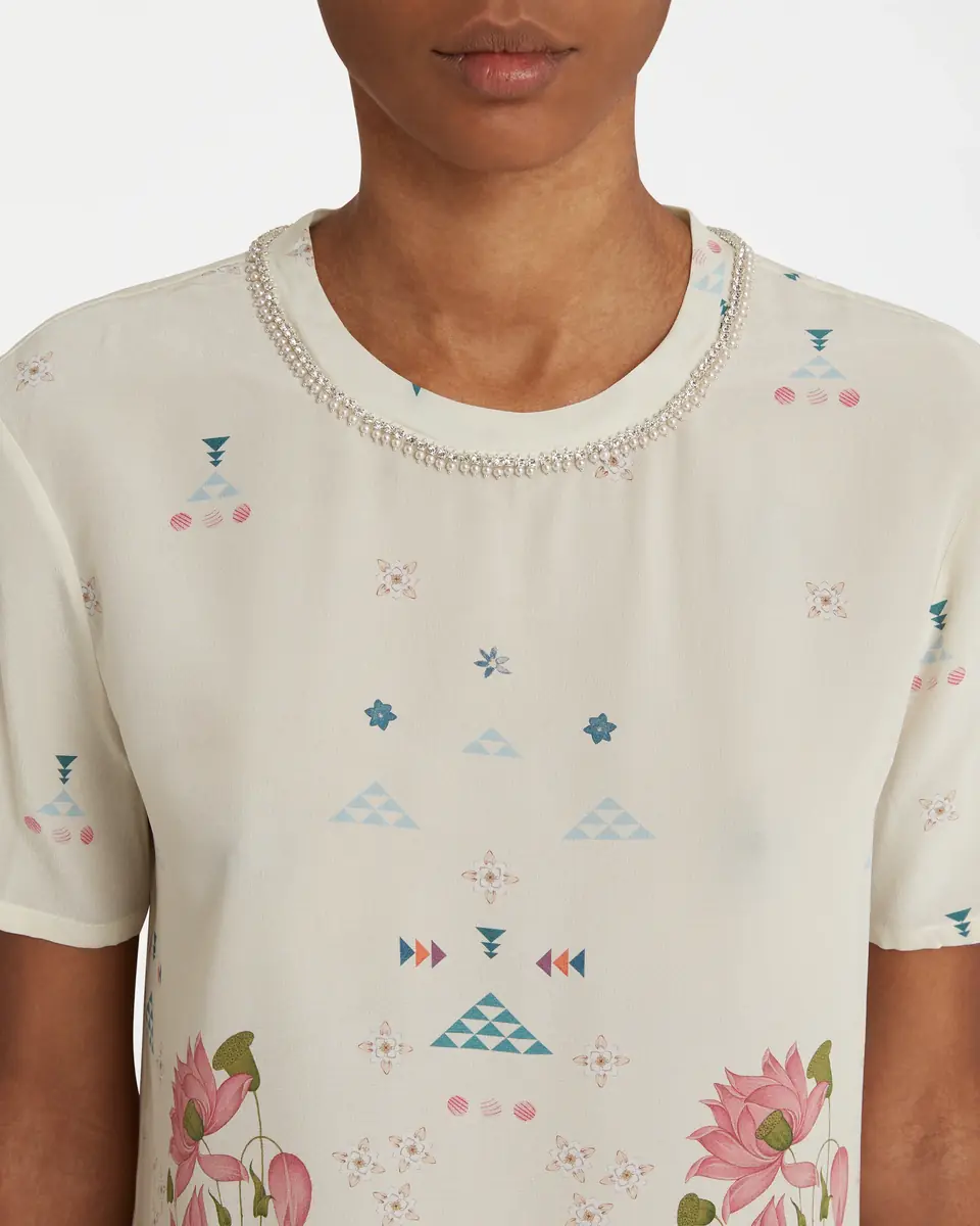 Emporio Sirenuse Gabrielle Top in Indian Rose Print | Thumbnail 7 Emporio Sirenuse Gabrielle Top in Indian Rose Print | Thumbnail 7