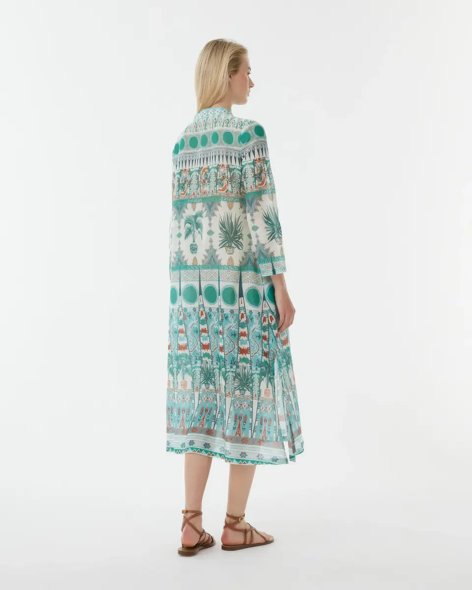 Emporio Sirenuse Giada Caftan in Tribal Botanic Print | Thumbnail 3 Emporio Sirenuse Giada Caftan in Tribal Botanic Print | Thumbnail 3