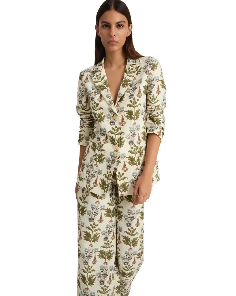 Emporio Sirenuse Grace Jacket in Persian Botanic Print | Image 1 Emporio Sirenuse Grace Jacket in Persian Botanic Print | Image 1