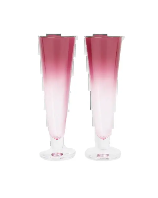Emporio Sirenuse Gradient Champagne Flute Set of 2 | Image 1 Emporio Sirenuse Gradient Champagne Flute Set of 2 | Image 1