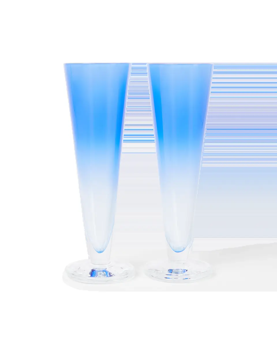 Emporio Sirenuse Gradient Champagne Flute Set of 2 | Image 1 Emporio Sirenuse Gradient Champagne Flute Set of 2 | Image 1