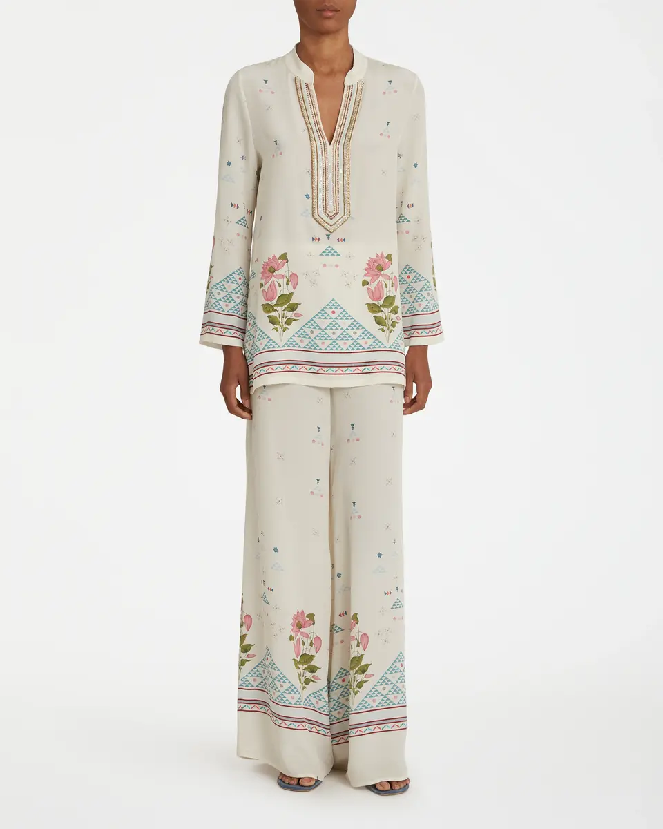 Emporio Sirenuse Jamila Tunic in Indian Rose Print | Thumbnail 2 Emporio Sirenuse Jamila Tunic in Indian Rose Print | Thumbnail 2