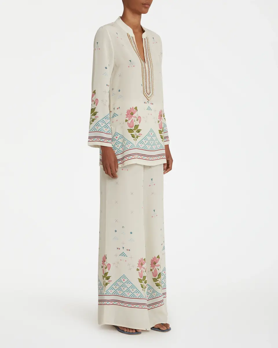 Emporio Sirenuse Jamila Tunic in Indian Rose Print | Thumbnail 3 Emporio Sirenuse Jamila Tunic in Indian Rose Print | Thumbnail 3