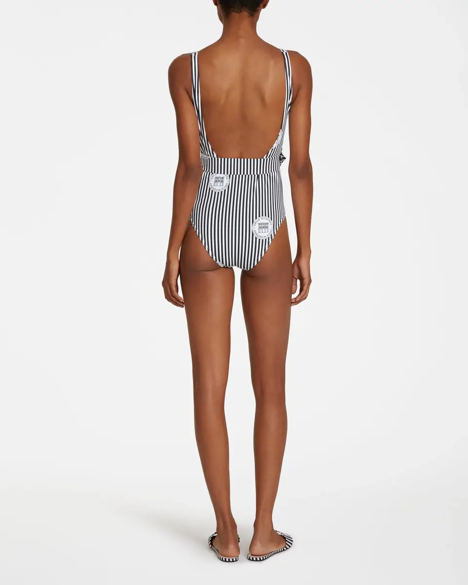 Emporio Sirenuse Jenny One Piece Monogram Striped | Thumbnail 3 Emporio Sirenuse Jenny One Piece Monogram Striped | Thumbnail 3