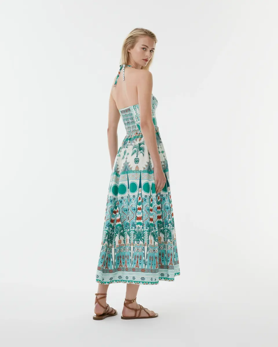 Emporio Sirenuse Johanna Dress in Tribal Botanic Print | Thumbnail 3 Emporio Sirenuse Johanna Dress in Tribal Botanic Print | Thumbnail 3