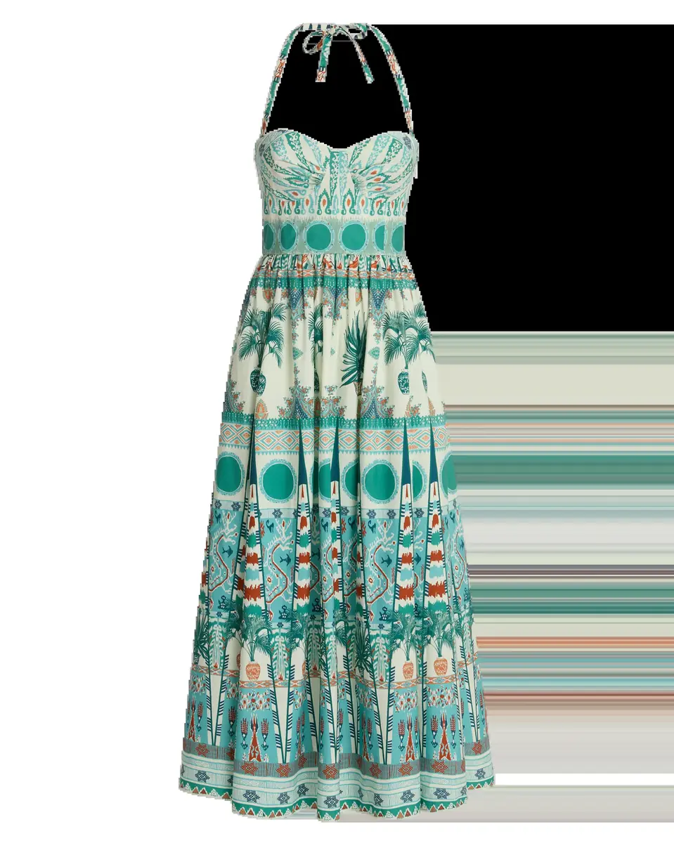 Emporio Sirenuse Johanna Dress in Tribal Botanic Print | Thumbnail 5 Emporio Sirenuse Johanna Dress in Tribal Botanic Print | Thumbnail 5