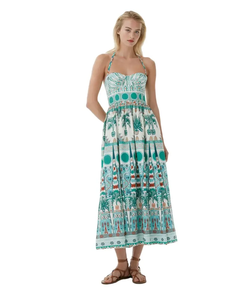 Johanna Dress in Tribal Botanic Print
