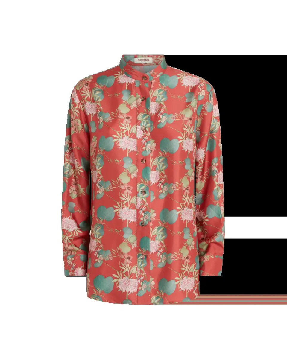 Emporio Sirenuse Kelsy Shirt in Dragonfly Print