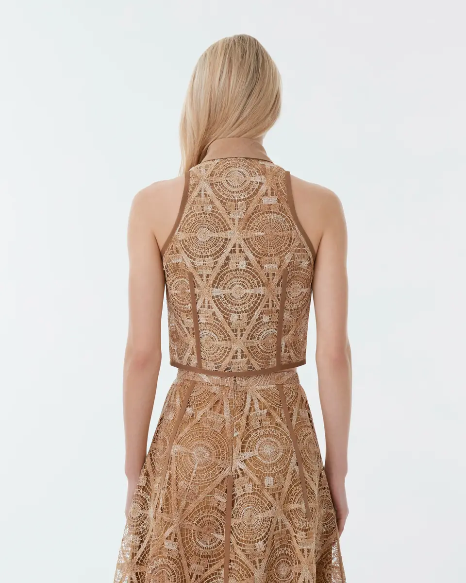 Emporio Sirenuse Lara Top in Macramè | Thumbnail 3