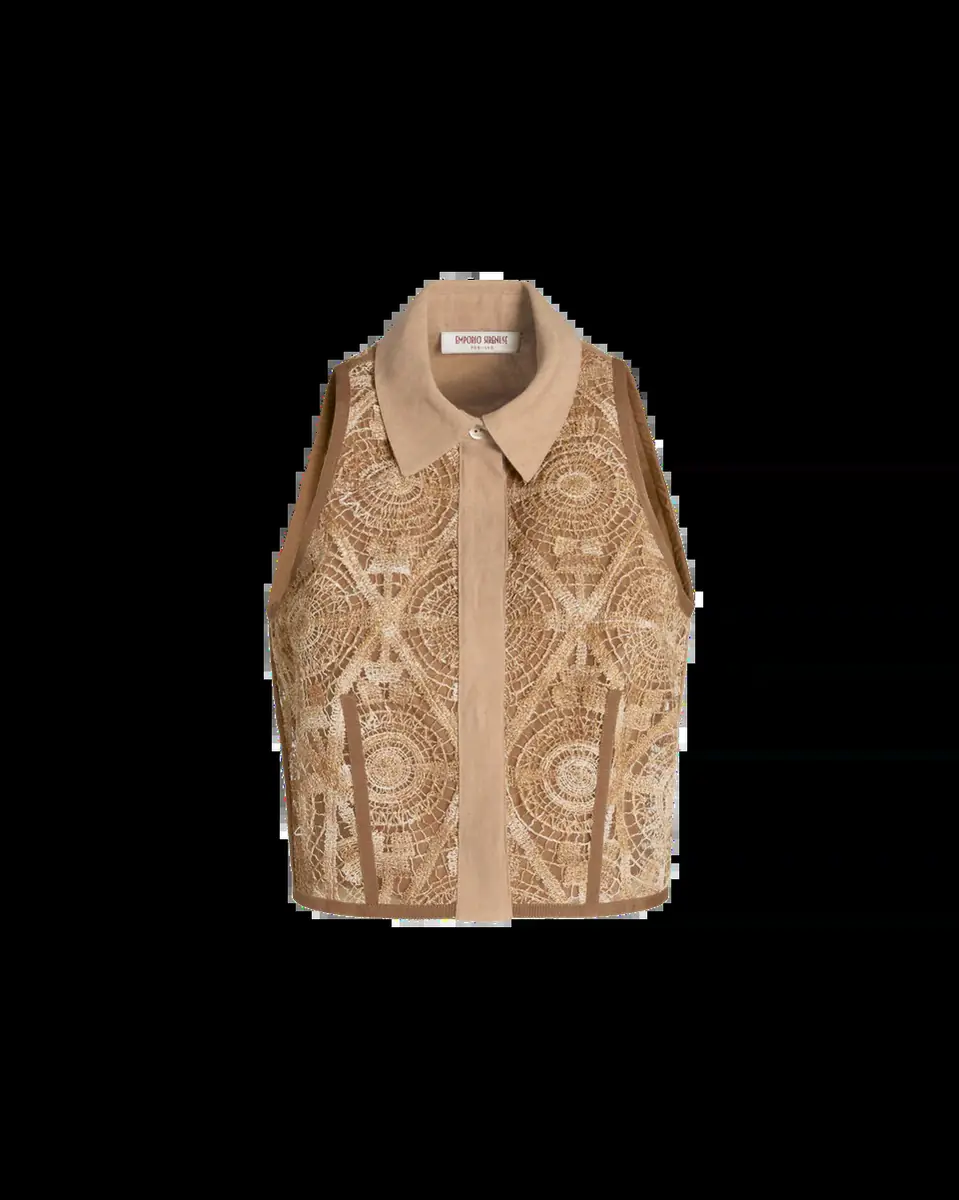 Emporio Sirenuse Lara Top in Macramè | Thumbnail 4