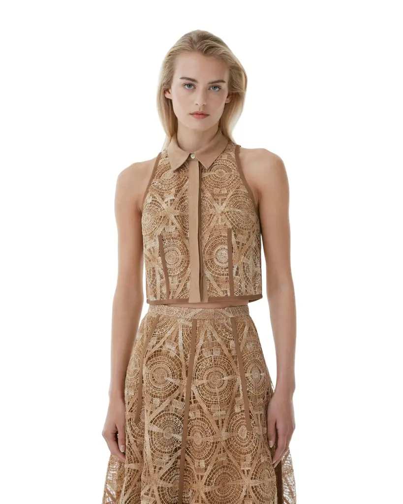 Emporio Sirenuse Lara Top in Macramè | Image 1 Emporio Sirenuse Lara Top in Macramè | Image 1