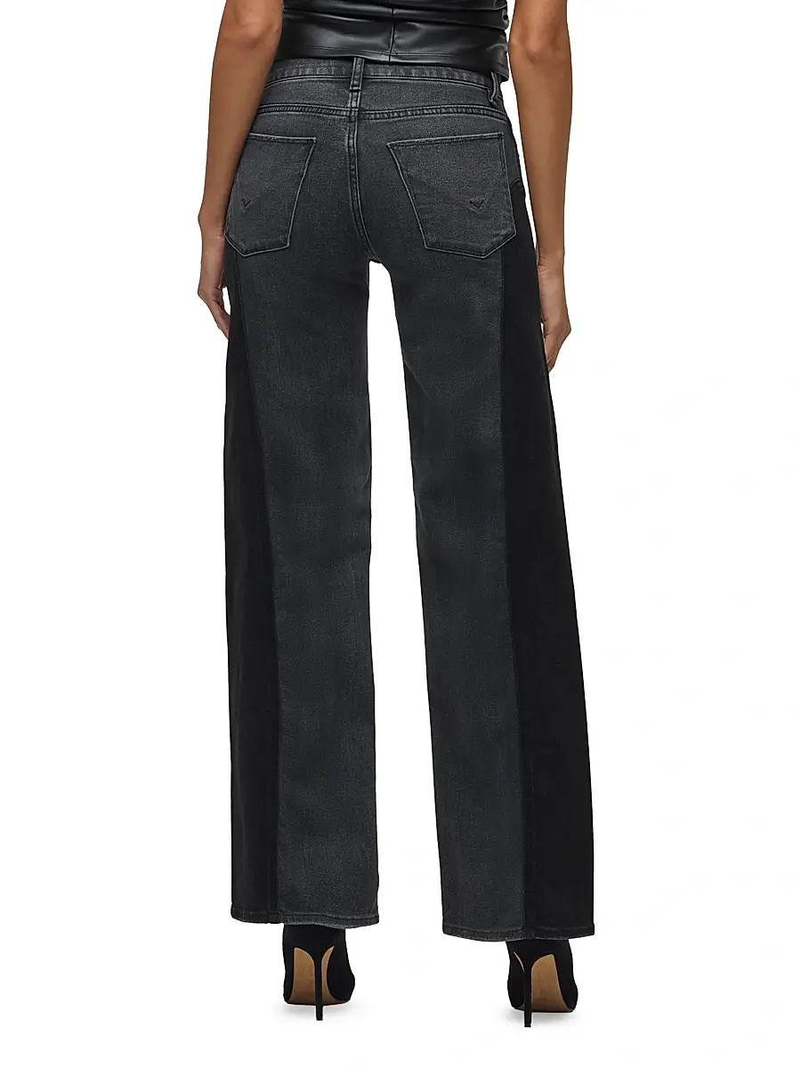 Hudson Jeans Women's Lexi Paneled Wide Leg Jeans - Double Side | Thumbnail 6 Hudson Jeans Women's Lexi Paneled Wide Leg Jeans - Double Side | Thumbnail 6