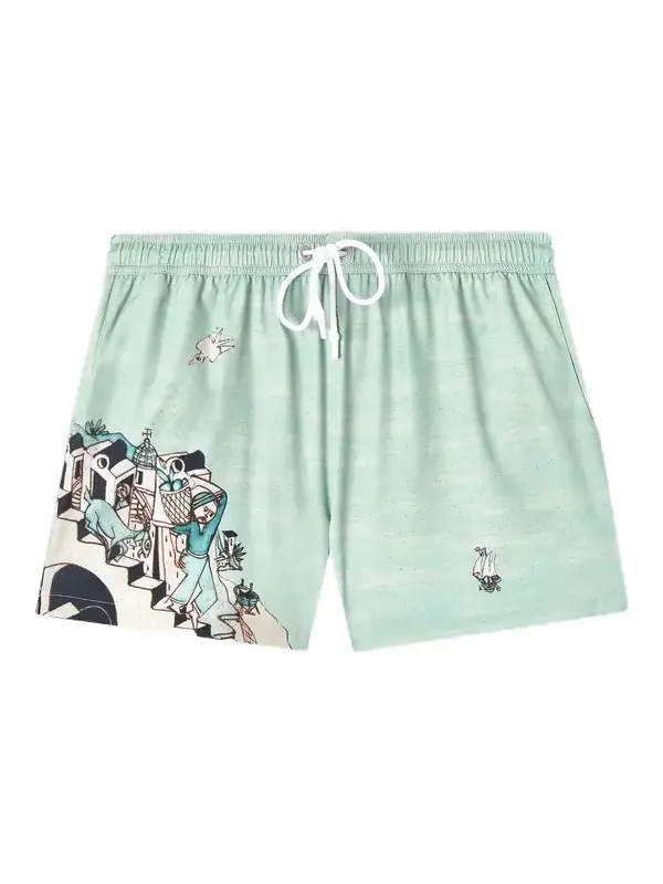Le Sirenuse Swim Trunks by Lucio Liguori