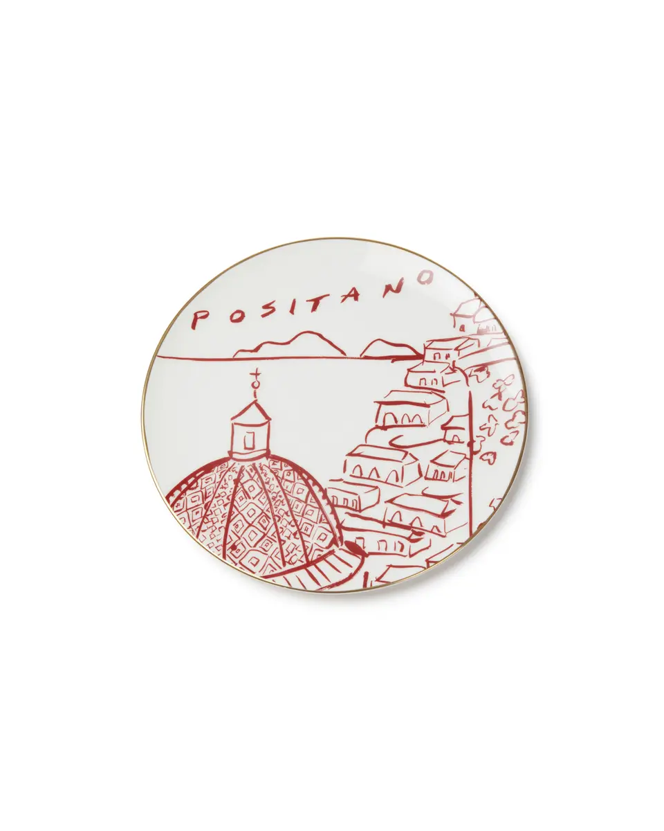 Emporio Sirenuse Luke Edward Hall Dessert Plate | Image 1 Emporio Sirenuse Luke Edward Hall Dessert Plate | Image 1