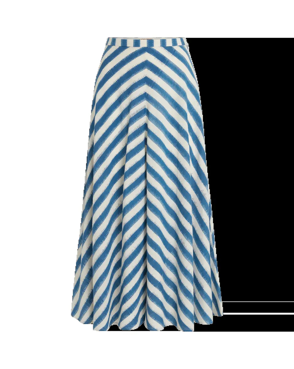 Emporio Sirenuse Marta Skirt in Ikat Stripes | Thumbnail 2 Emporio Sirenuse Marta Skirt in Ikat Stripes | Thumbnail 2
