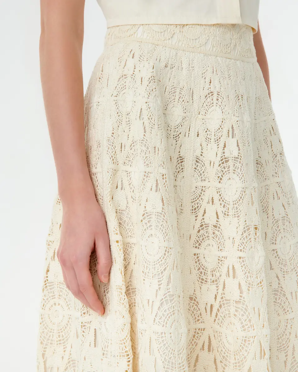 Emporio Sirenuse Mulia Skirt in Macramè | Thumbnail 2 Emporio Sirenuse Mulia Skirt in Macramè | Thumbnail 2