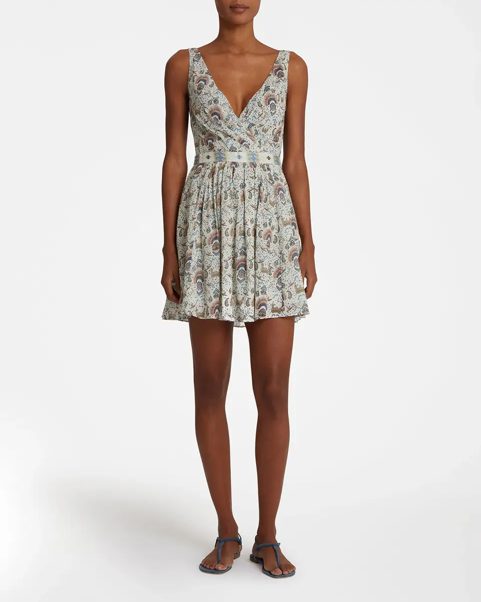 Emporio Sirenuse Naike Dress in Batik Print | Thumbnail 2 Emporio Sirenuse Naike Dress in Batik Print | Thumbnail 2