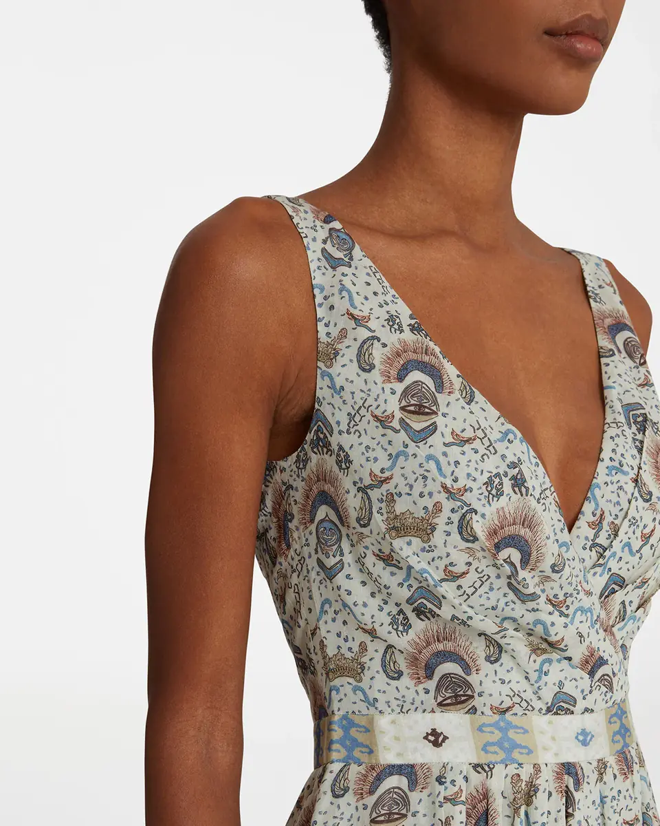 Emporio Sirenuse Naike Dress in Batik Print | Thumbnail 5 Emporio Sirenuse Naike Dress in Batik Print | Thumbnail 5