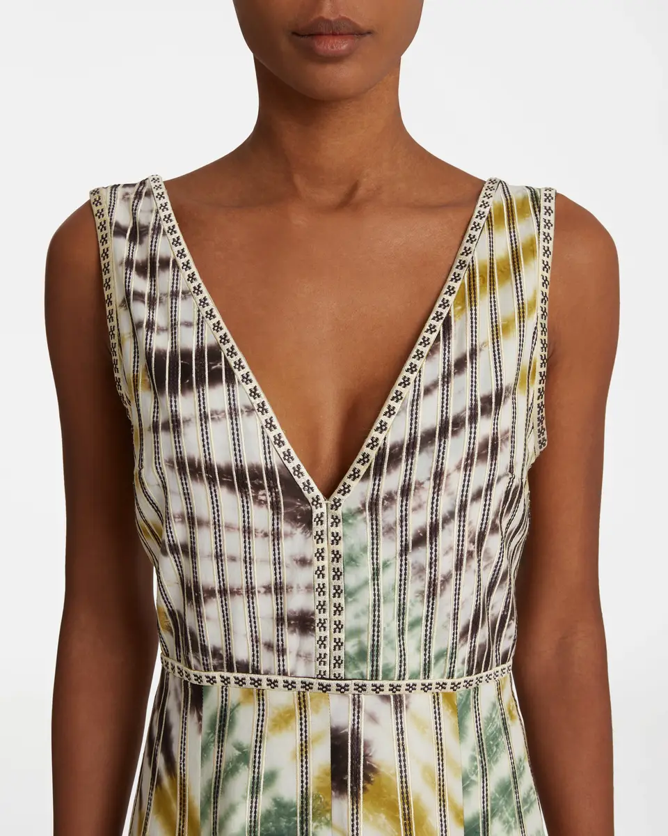 Emporio Sirenuse Nellie Dress With Tie Dye Embroidery | Thumbnail 11 Emporio Sirenuse Nellie Dress With Tie Dye Embroidery | Thumbnail 11
