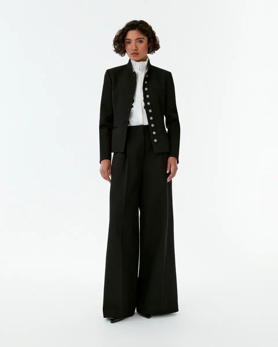 Emporio Sirenuse Olla Shirt with Black Rose Embroidery | Thumbnail 5 Emporio Sirenuse Olla Shirt with Black Rose Embroidery | Thumbnail 5