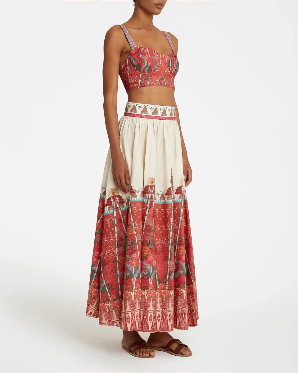Emporio Sirenuse Ombretta Skirt in Saladin Print | Thumbnail 4 Emporio Sirenuse Ombretta Skirt in Saladin Print | Thumbnail 4