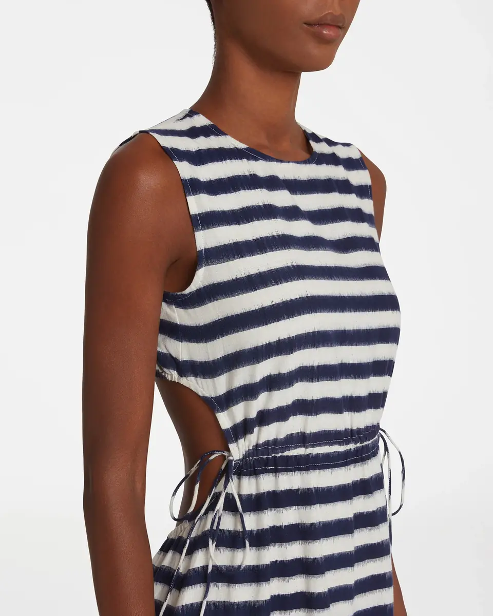 Emporio Sirenuse Pulcheria Dress in Ikat Stripes | Thumbnail 5 Emporio Sirenuse Pulcheria Dress in Ikat Stripes | Thumbnail 5