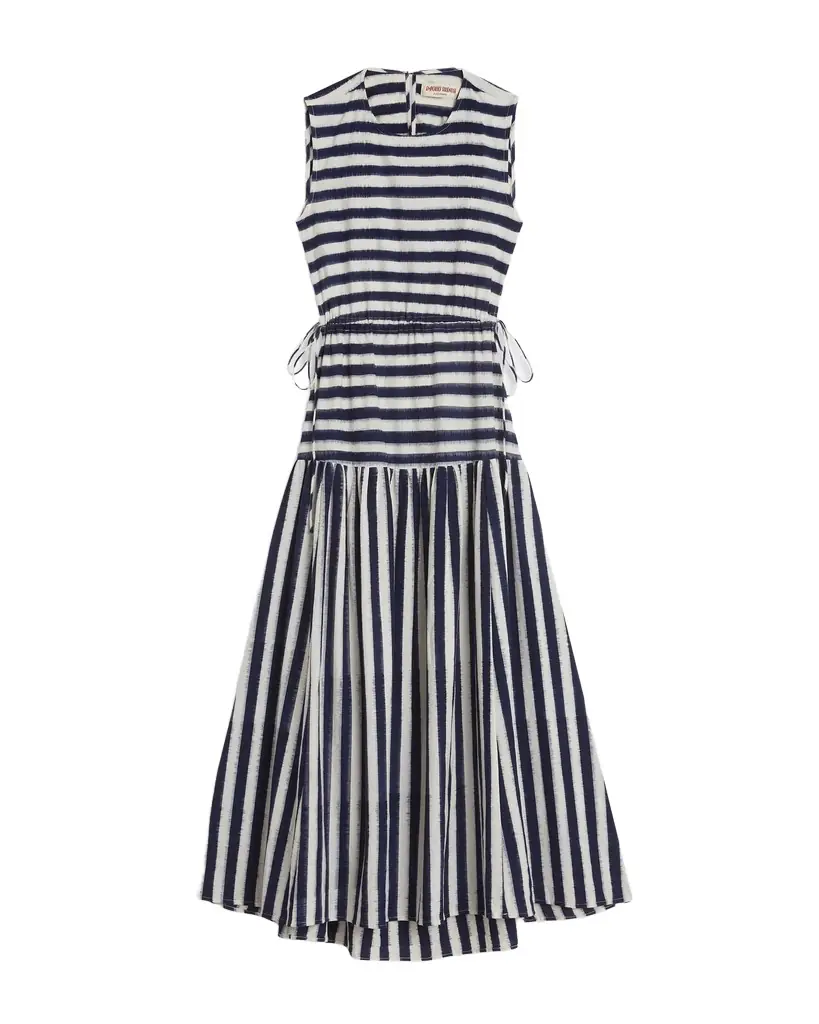 Pulcheria Dress in Ikat Stripes Pulcheria Dress in Ikat Stripes