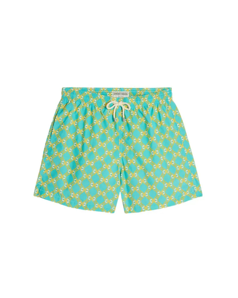 Emporio Sirenuse Ribbons Swim Trunks | Image 1 Emporio Sirenuse Ribbons Swim Trunks | Image 1