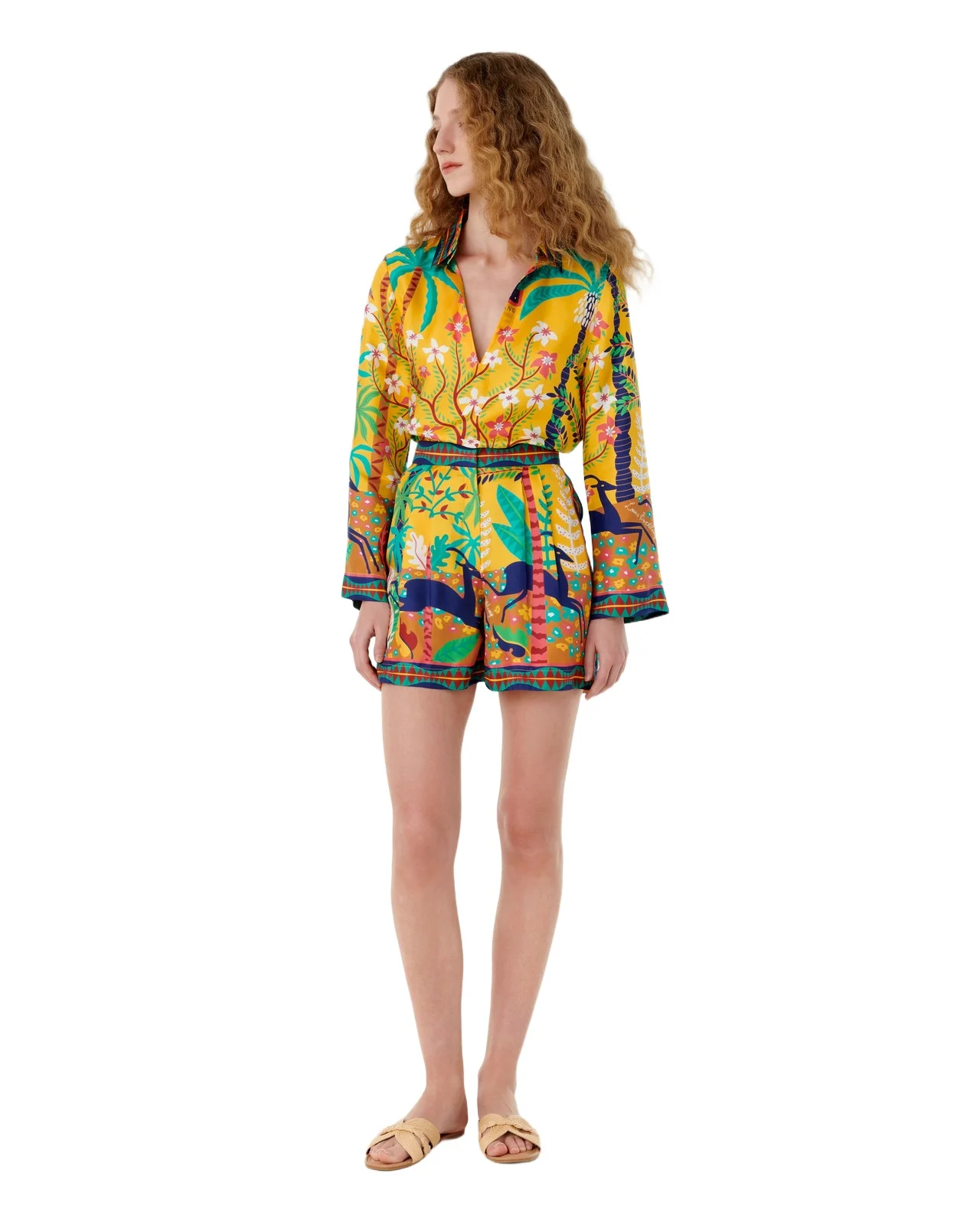 Tamu Shorts in Louis Barthélemy Print Tamu Shorts in Louis Barthélemy Print