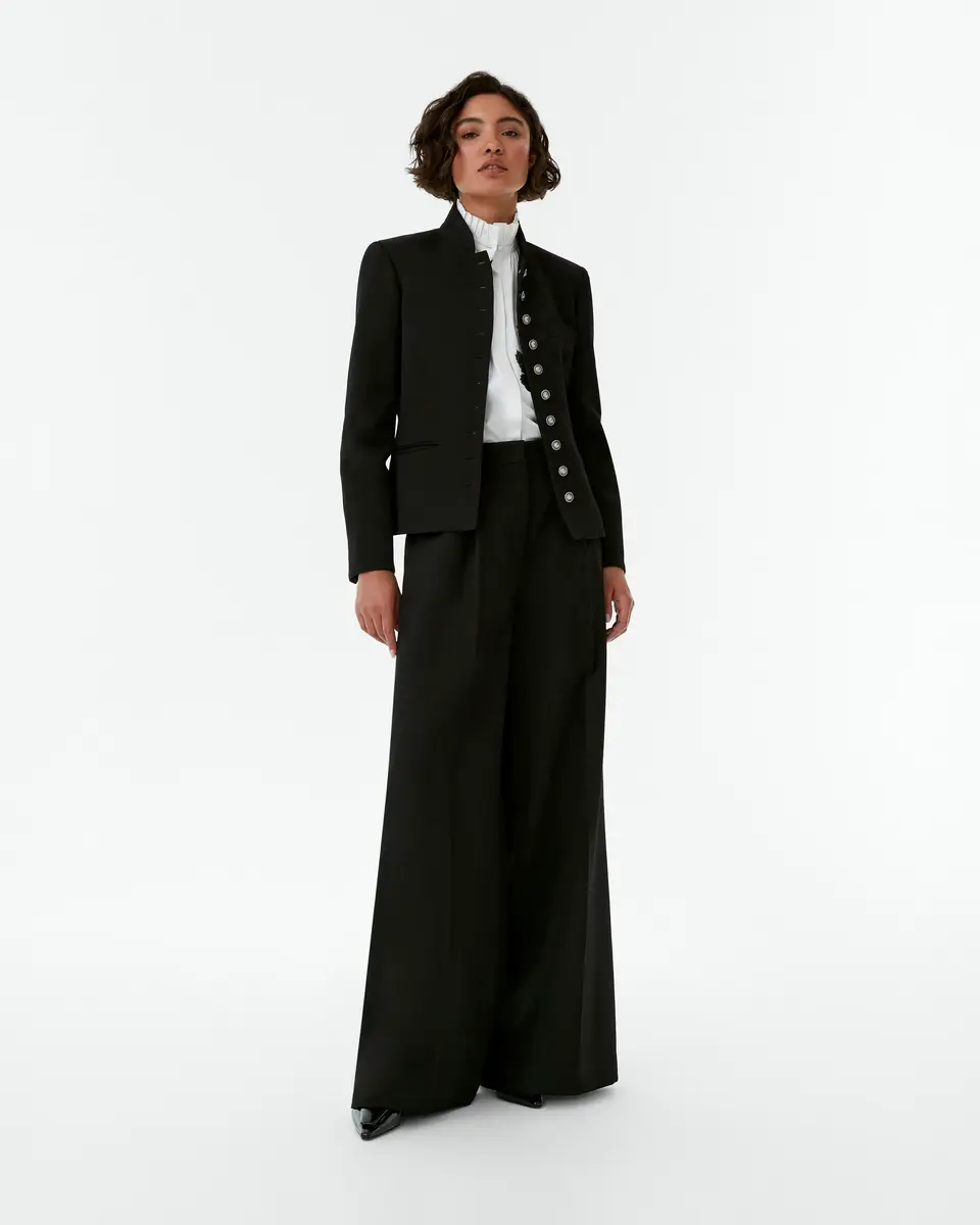 Emporio Sirenuse Tolly Jacket in Black Assam | Thumbnail 3 Emporio Sirenuse Tolly Jacket in Black Assam | Thumbnail 3