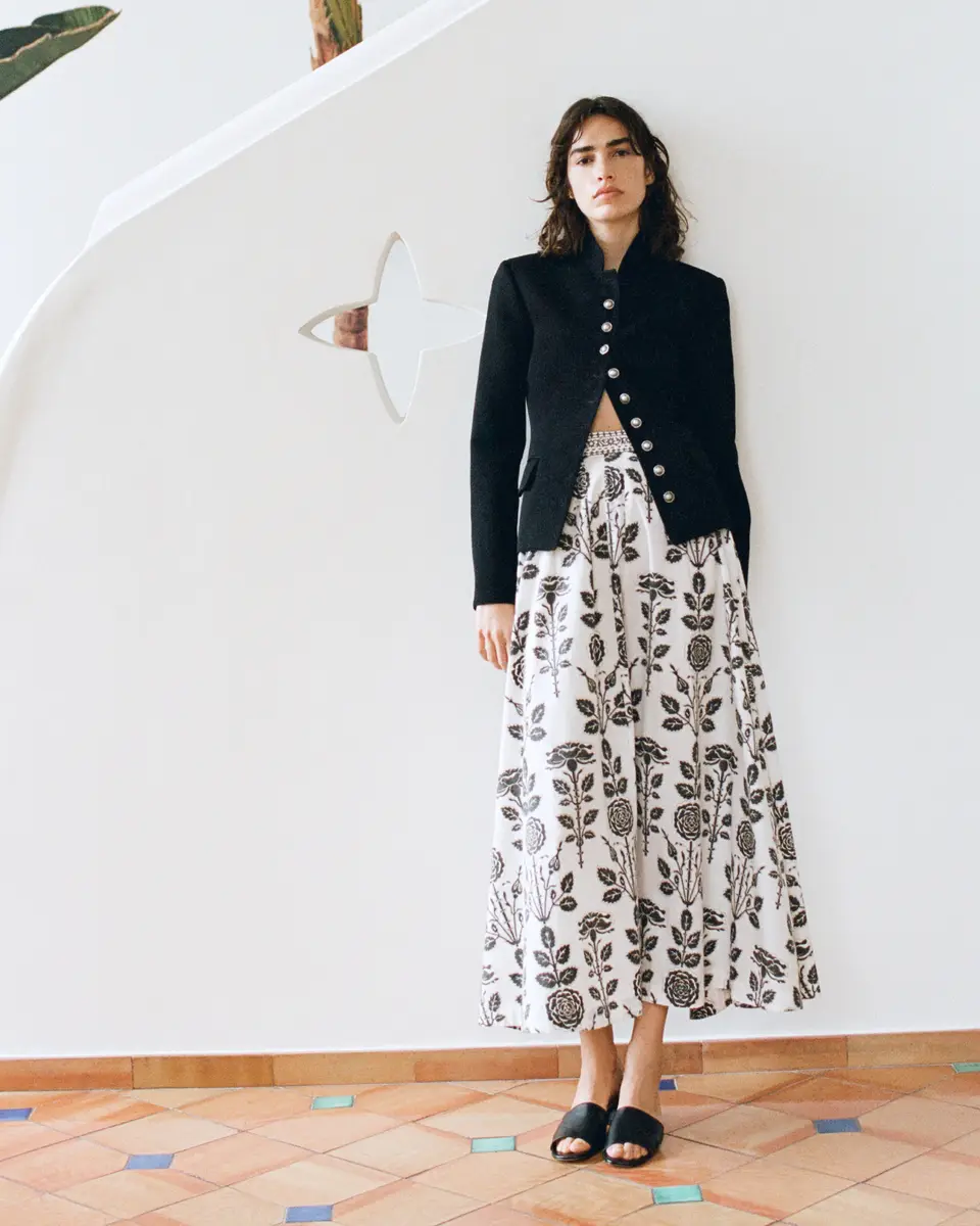 Emporio Sirenuse Tolly Jacket in Black Assam | Thumbnail 6 Emporio Sirenuse Tolly Jacket in Black Assam | Thumbnail 6