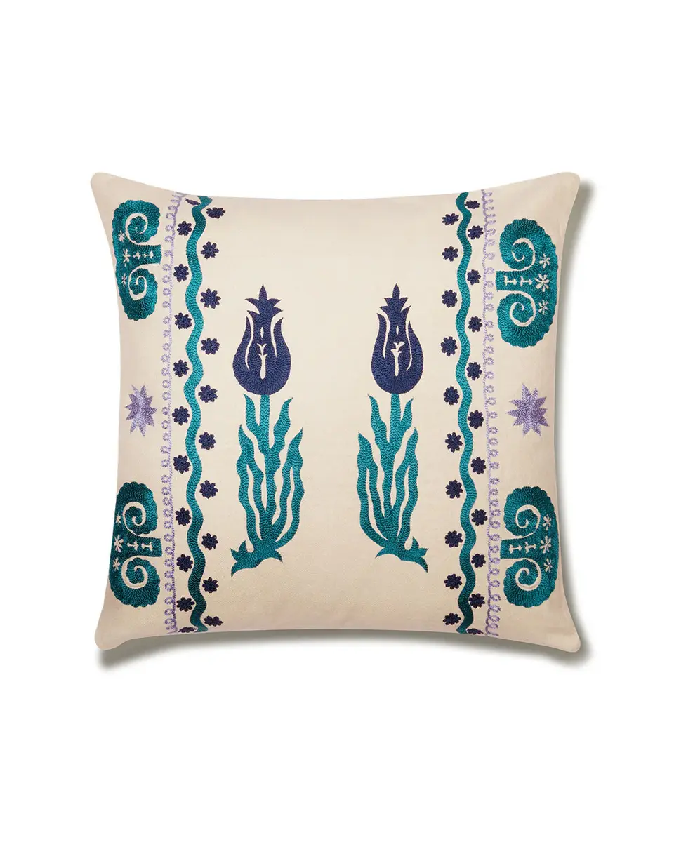 Emporio Sirenuse Tulip Cushion Cover | Image 1 Emporio Sirenuse Tulip Cushion Cover | Image 1