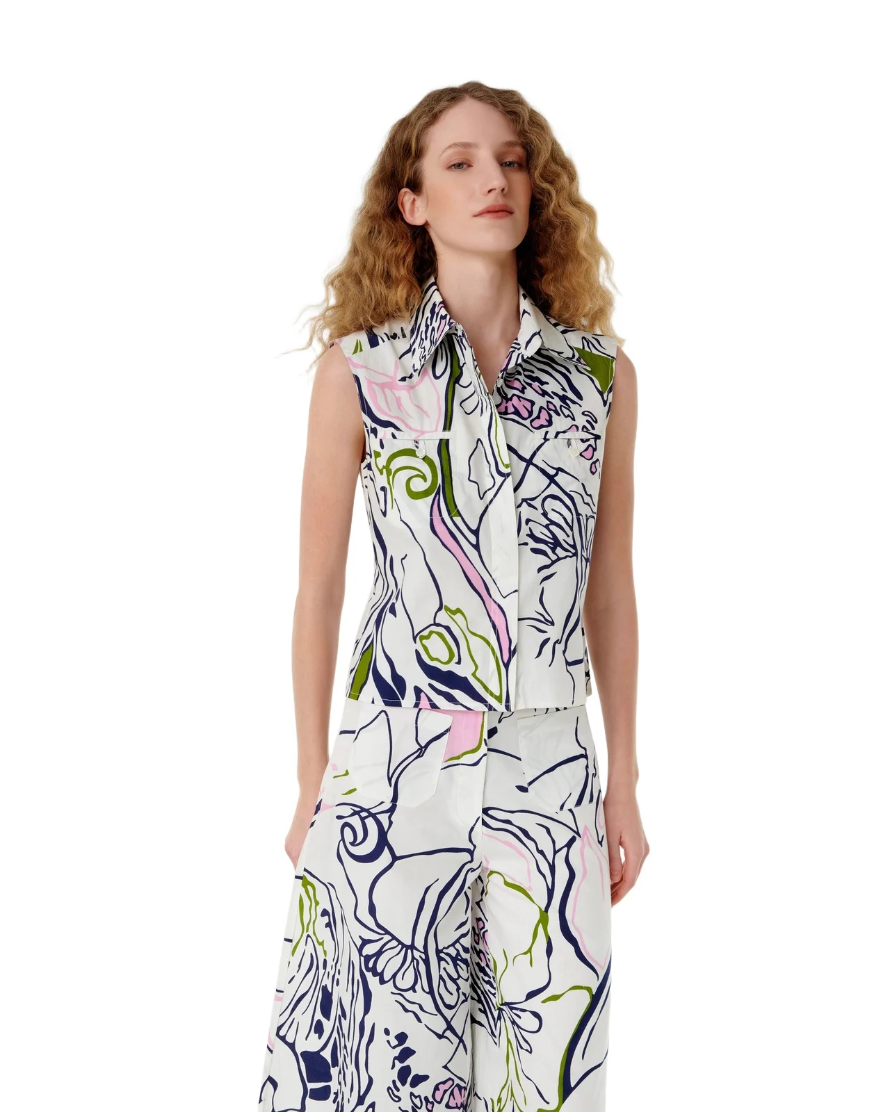 Ylenia Top in Calypso Print Ylenia Top in Calypso Print