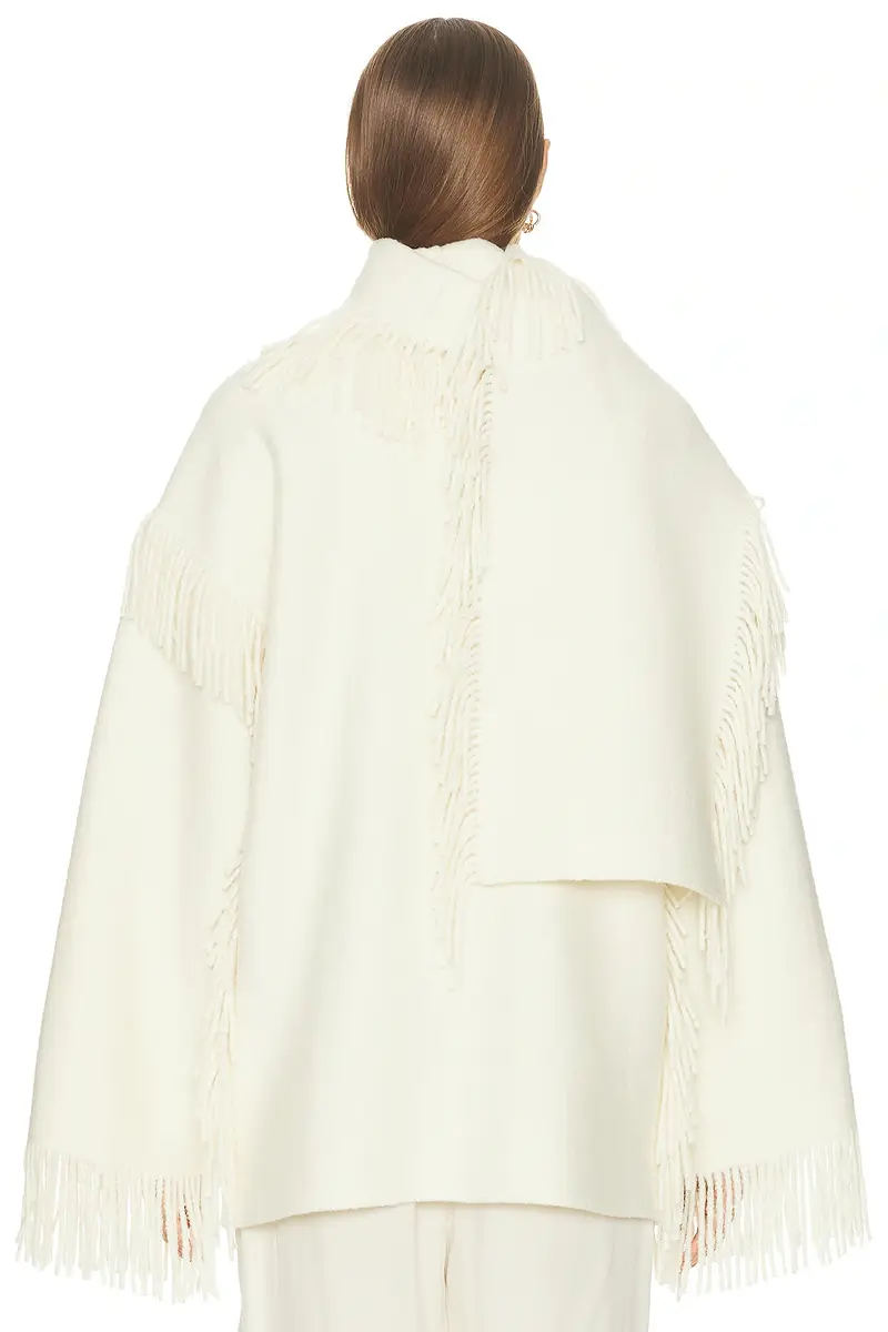 TOTEME Fringed Scarf Jacket | Thumbnail 5 TOTEME Fringed Scarf Jacket | Thumbnail 5