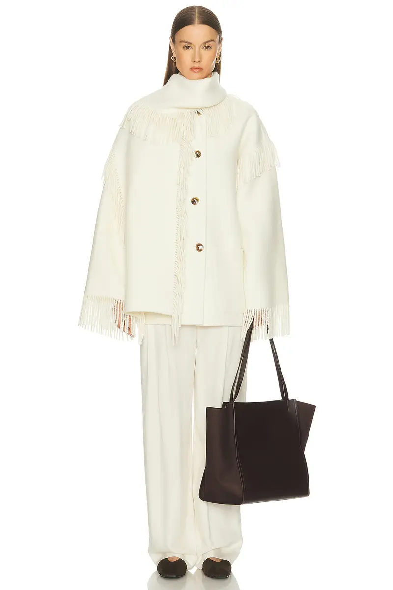 TOTEME Fringed Scarf Jacket | Thumbnail 6 TOTEME Fringed Scarf Jacket | Thumbnail 6