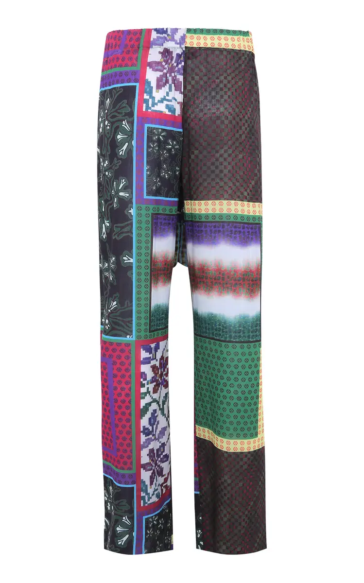 SIEDRÉS Manoce Printed Cotton-Voile Wide-Leg Pants | Thumbnail 5