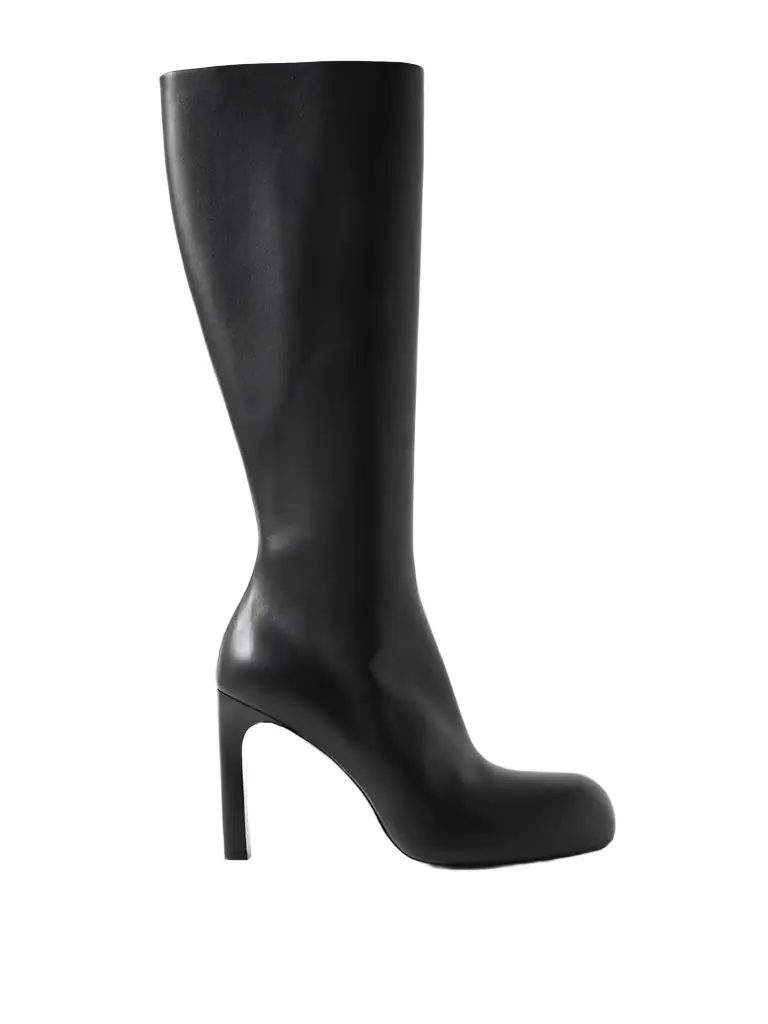 Balenciaga Fargo Leather Knee Boots | Image 1 Balenciaga Fargo Leather Knee Boots | Image 1