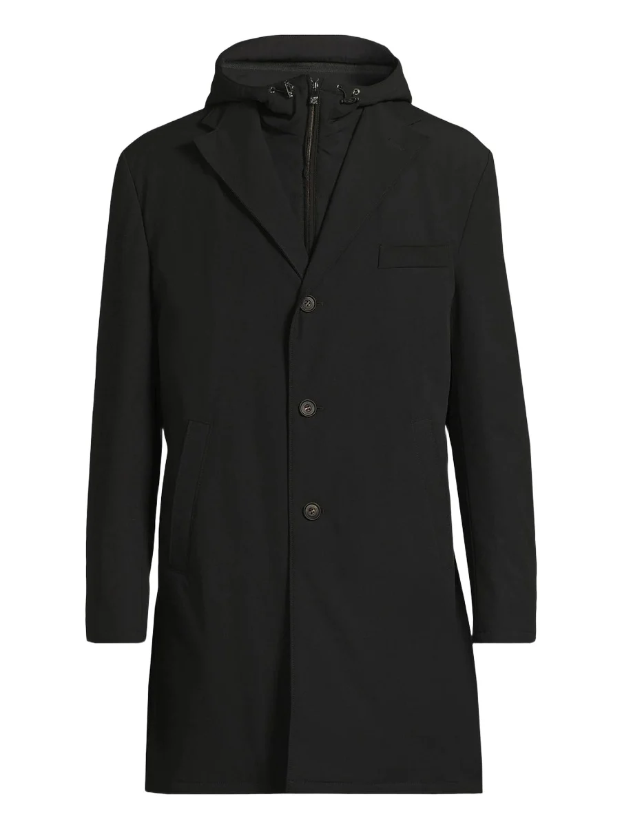 CORNELIANI Men's Peformance Stretch-Nylon Overcoat