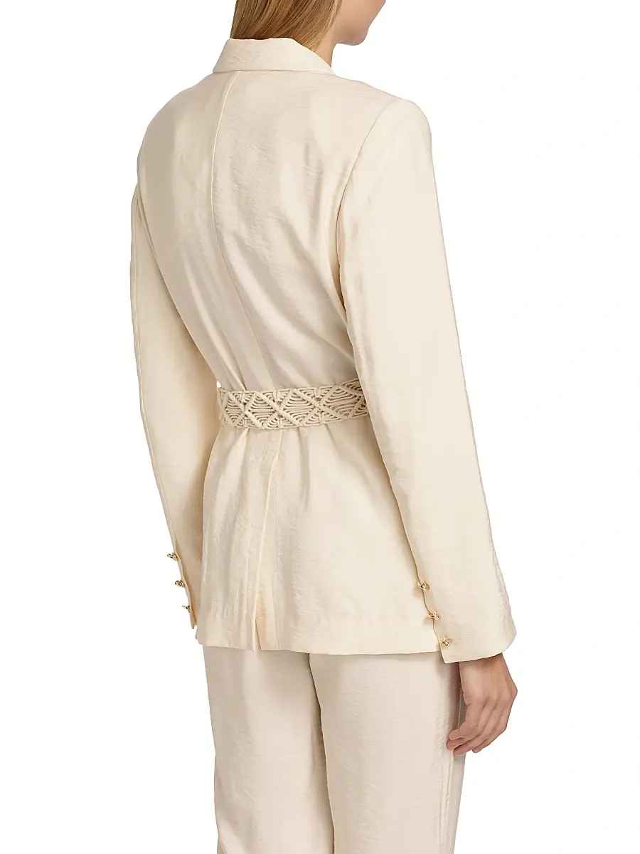 Ramy Brook Women's Mildred Belted Blazer Jacket | Thumbnail 5 Ramy Brook Women's Mildred Belted Blazer Jacket | Thumbnail 5