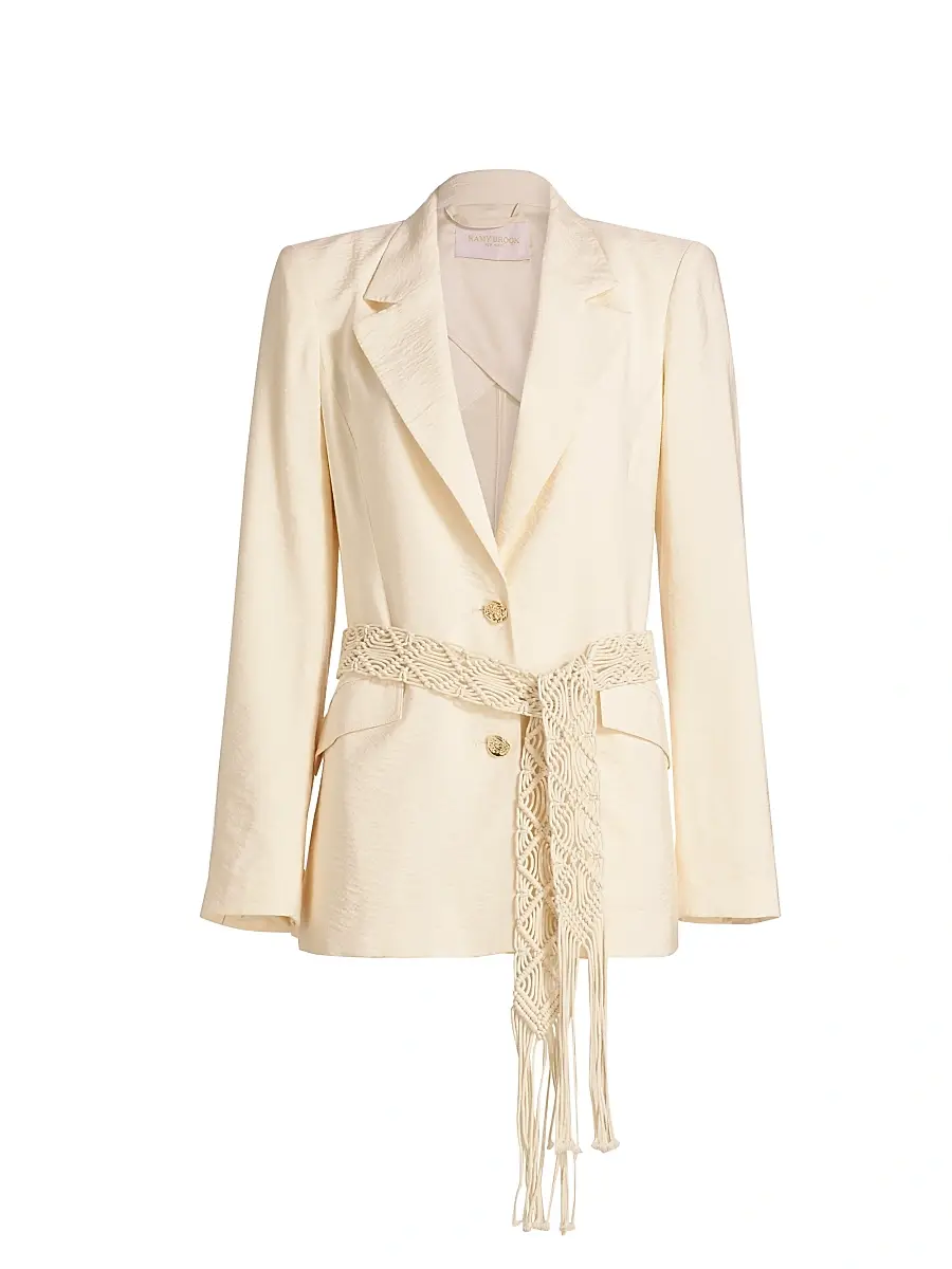 Ramy Brook Women's Mildred Belted Blazer Jacket