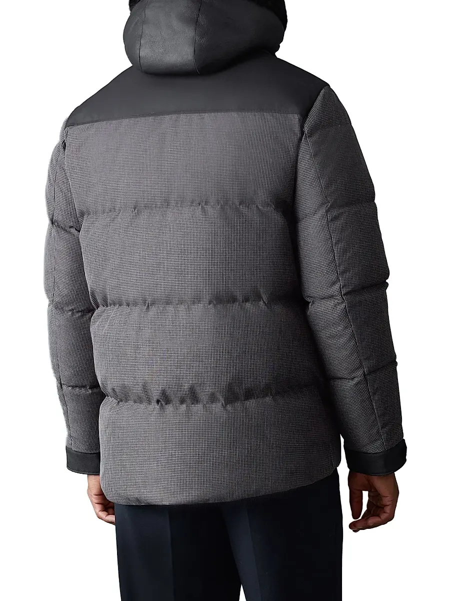 Mackage Men's Riley-MHT Quilted Down Jacket - Carbon Multi Black | Thumbnail 4 Mackage Men's Riley-MHT Quilted Down Jacket - Carbon Multi Black | Thumbnail 4