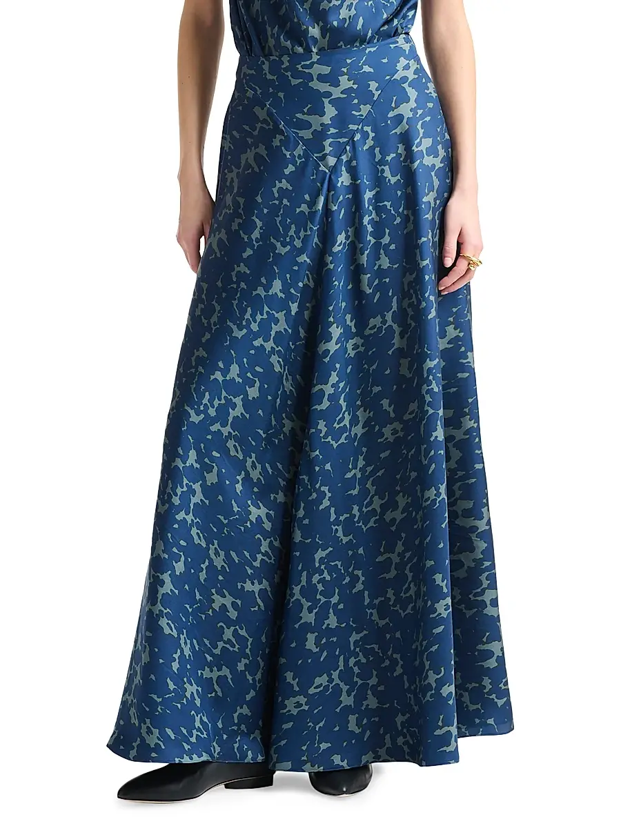 Altuzarra Women's Ames Silk Maxi Skirt